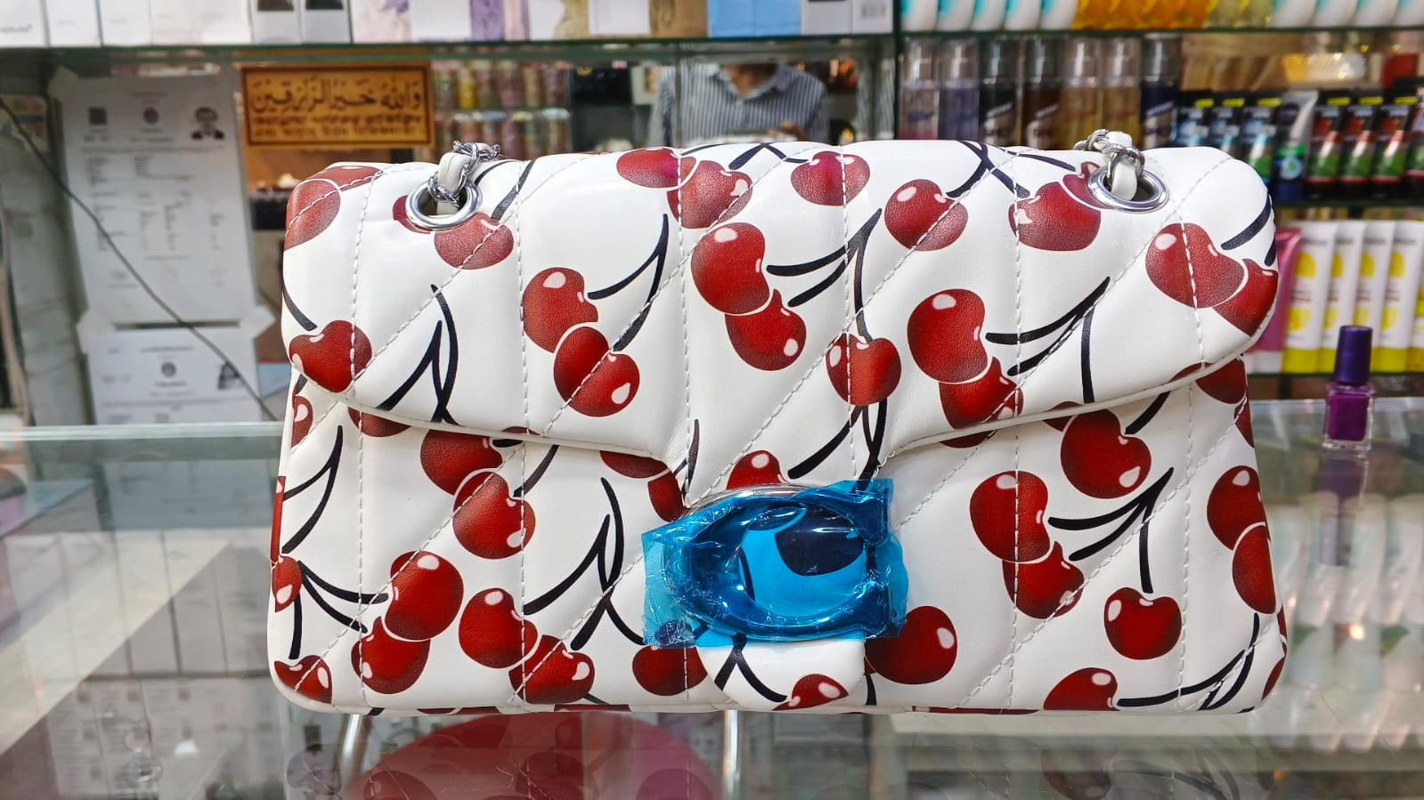 Cross-Border New Fashion Cherry Print European and American Retro Large-Capacity ShLifeBook S Series